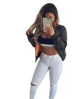 High Waist Skinny Fashion Boyfriend Jeans - Sheseelady